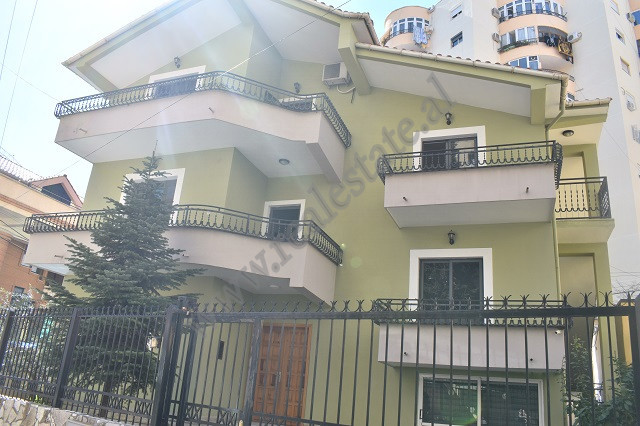 Three-story villa for rent in Bilal Golemi Street, near the Olympic Park, in Tirana, Albania.
It ha